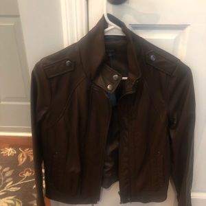 NWT Faux Leather Jacket from Franchesca’s